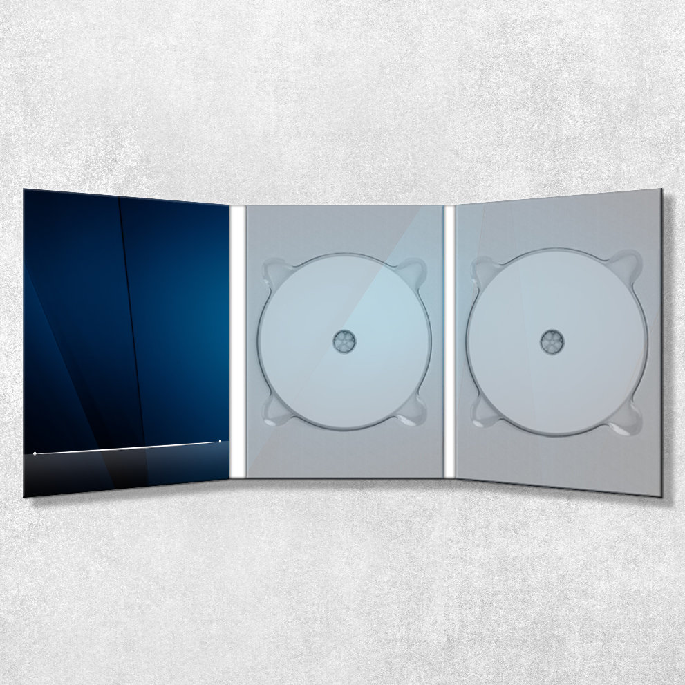 DigiPaki DVD6P dwułamowe na 2 płyty + nacięcie na booklet